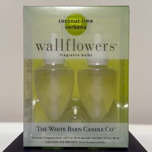 Bath & Body Works Coconut Coconut Lime Verbana 2 Wallflowers Fragrance Bulbs NOS